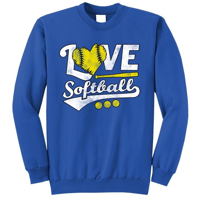 Love Softball For N And Cute Softball Lovers Meaningful Gift Sweatshirt