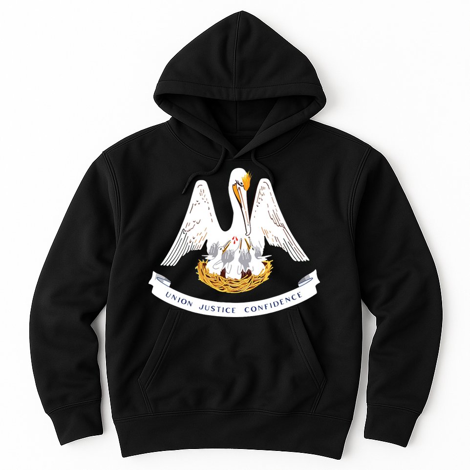 Louisiana State Flag Hoodie