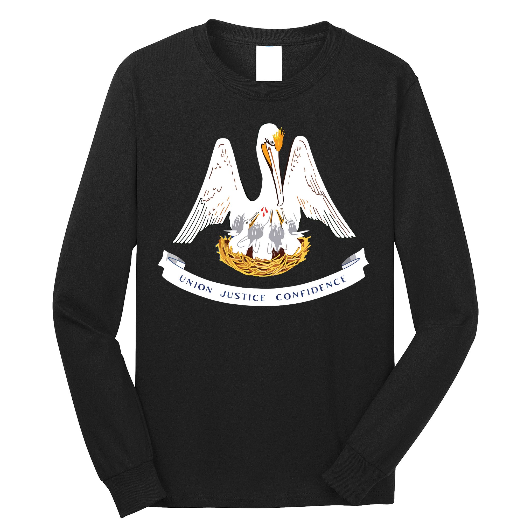Louisiana State Flag Long Sleeve Shirt