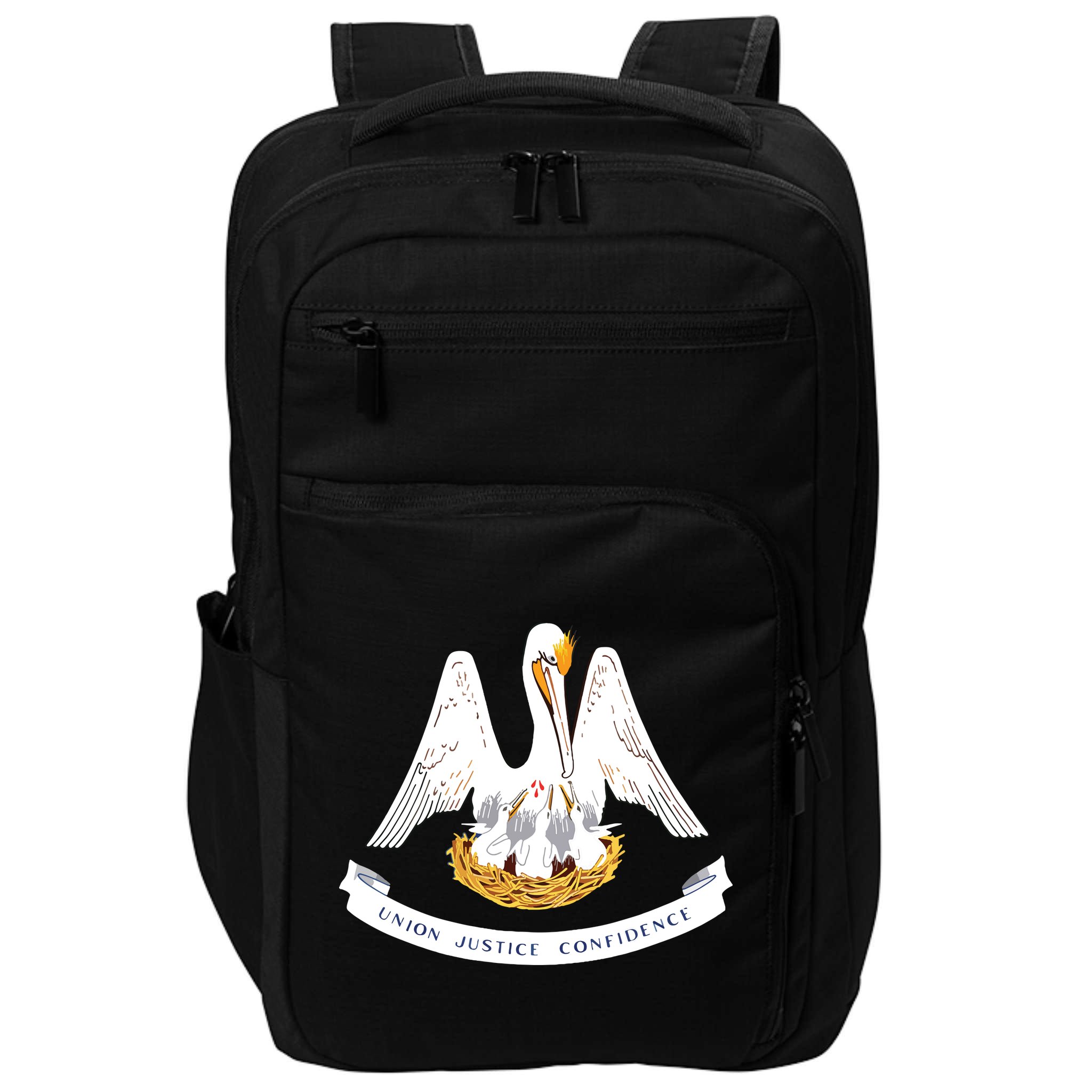 Louisiana State Flag Impact Tech Backpack