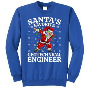 Lighting SantaS Favorites Geotechnical Engineer Christmas Funny Gift Sweatshirt