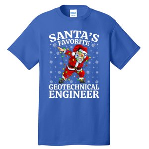 Lighting SantaS Favorites Geotechnical Engineer Christmas Funny Gift Tall T-Shirt