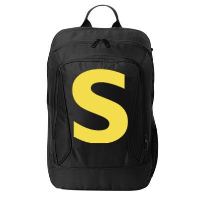 Letter S Funny Chipmunk Group Matching Halloween Costume City Backpack