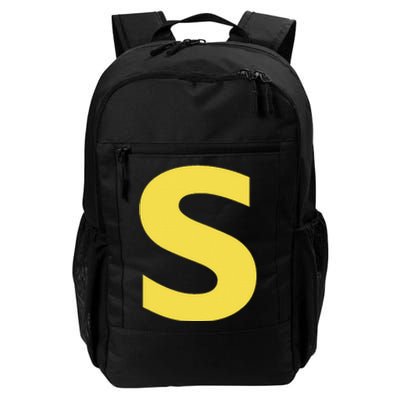 Letter S Funny Chipmunk Group Matching Halloween Costume Daily Commute Backpack