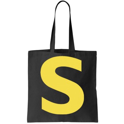 Letter S Funny Chipmunk Group Matching Halloween Costume Tote Bag