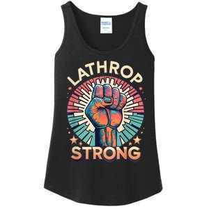 Lathrop Strong Fist Of Power Ladies Essential Tank