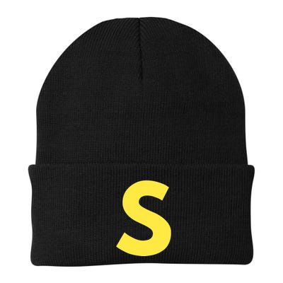 Letter S Funny Matching Halloween Costume Beanie