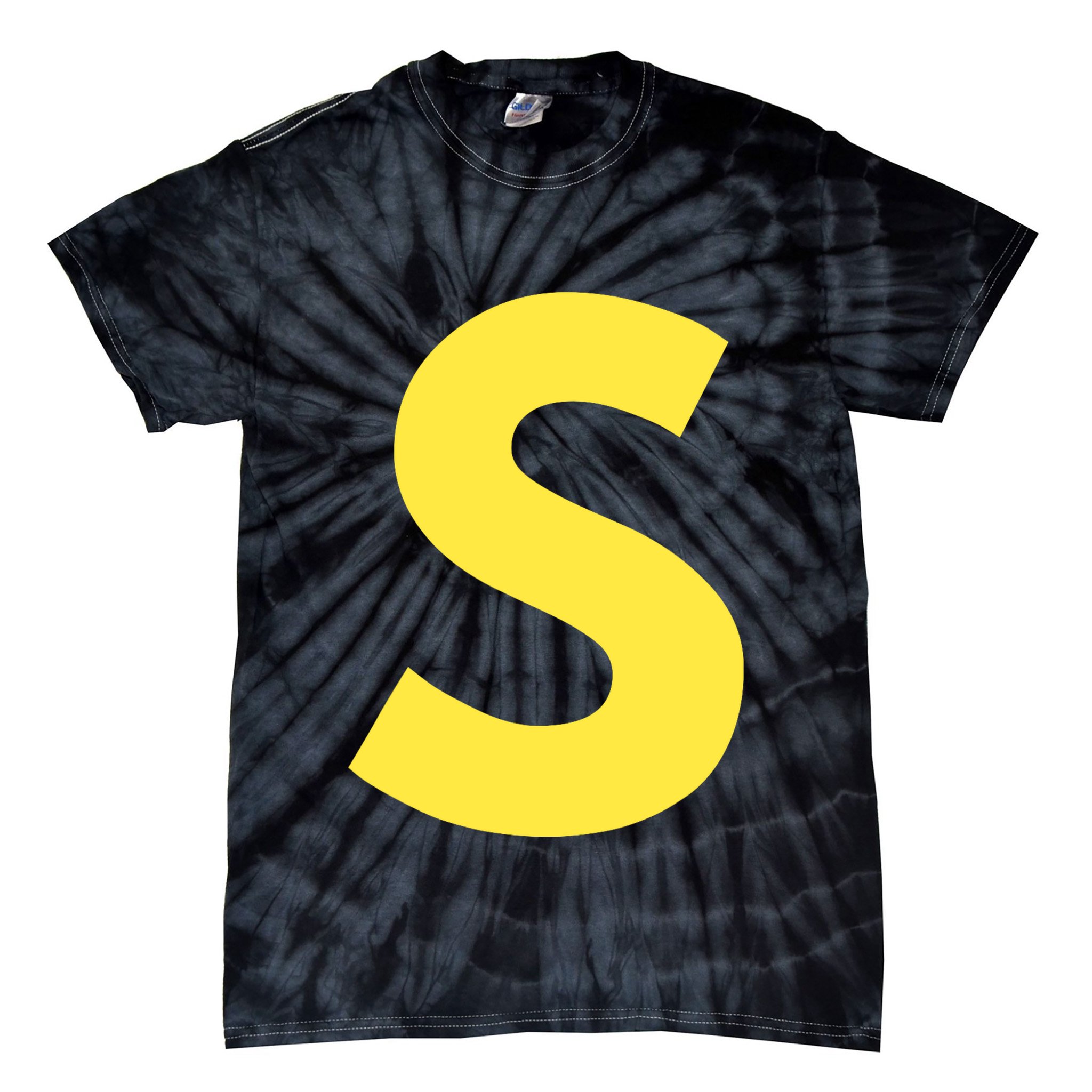 Letter S Funny Matching Halloween Costume Tie-Dye T-Shirt