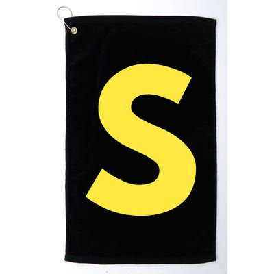 Letter S Funny Matching Halloween Costume Golf Towel
