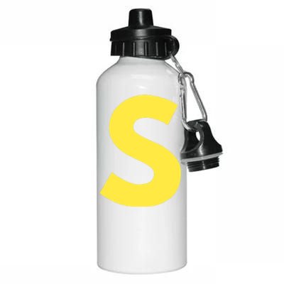 Letter S Funny Matching Halloween Costume Aluminum Water Bottle