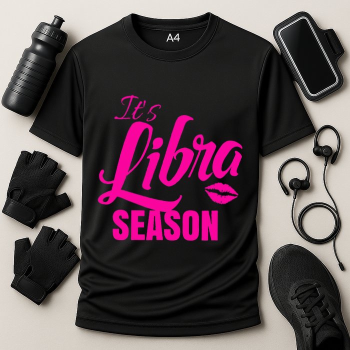 Libra S For Its Libra Season Libra Zodiac Sign Cooling Performance Crew T-Shirt