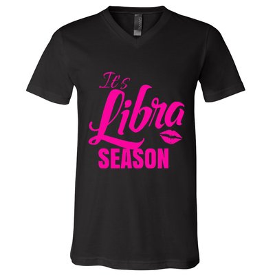 Libra S For Its Libra Season Libra Zodiac Sign V-Neck T-Shirt
