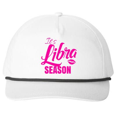 Libra S For Its Libra Season Libra Zodiac Sign Snapback Five-Panel Rope Hat