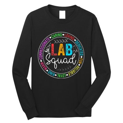 Lab Squad Funny Lab Week 2024 Medical Laboratory Technician Long Sleeve Shirt