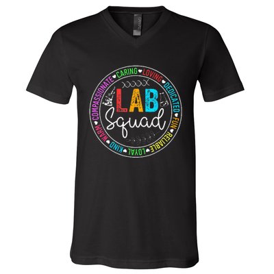 Lab Squad Funny Lab Week 2024 Medical Laboratory Technician V-Neck T-Shirt