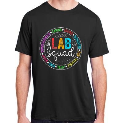 Lab Squad Funny Lab Week 2024 Medical Laboratory Technician Adult ChromaSoft Performance T-Shirt