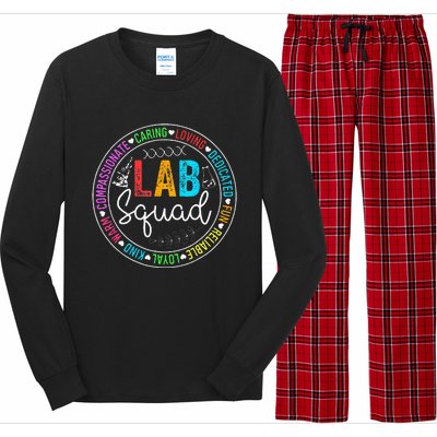 Lab Squad Funny Lab Week 2024 Medical Laboratory Technician Long Sleeve Pajama Set