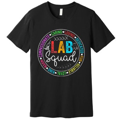 Lab Squad Funny Lab Week 2024 Medical Laboratory Technician Premium T-Shirt