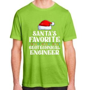 Lights SantaS Favorites Geotechnical Engineer Christmas Meaningful Gift Adult ChromaSoft Performance T-Shirt