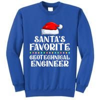 Lights SantaS Favorites Geotechnical Engineer Christmas Meaningful Gift Sweatshirt