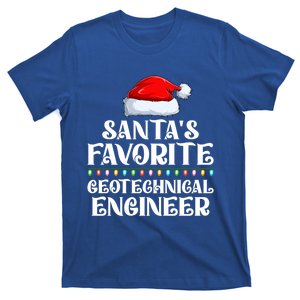 Lights SantaS Favorites Geotechnical Engineer Christmas Meaningful Gift T-Shirt