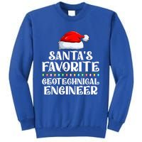 Lights SantaS Favorites Geotechnical Engineer Christmas Meaningful Gift Tall Sweatshirt