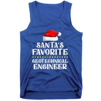 Lights SantaS Favorites Geotechnical Engineer Christmas Meaningful Gift Tank Top