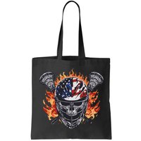 Lacrosse Skull Flames Bag