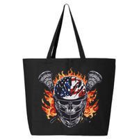 Lacrosse Skull Flames 25L Jumbo Tote