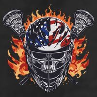 Lacrosse Skull Flames 25L Jumbo Tote