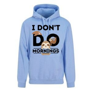 Lazy Sloth Funny Morning Pj Sleepy Sloths Funny Gift Unisex Surf Hoodie