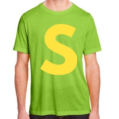 Letter S Funny Matching Halloween Costume Adult ChromaSoft Performance T-Shirt