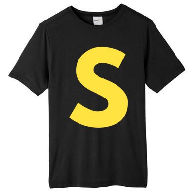 Letter S Funny Matching Halloween Costume Tall Fusion ChromaSoft Performance T-Shirt