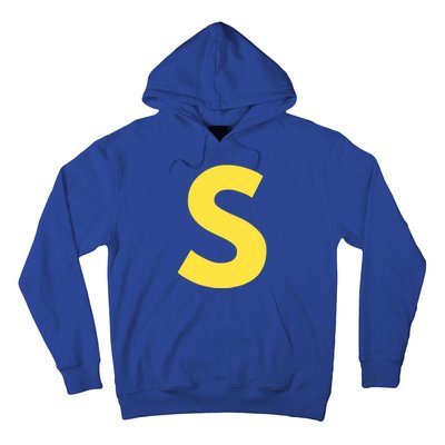 Letter S Funny Matching Halloween Costume Hoodie