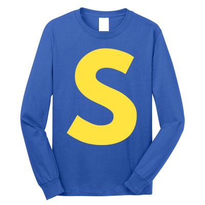 Letter S Funny Matching Halloween Costume Long Sleeve Shirt