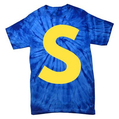 Letter S Funny Matching Halloween Costume Tie-Dye T-Shirt