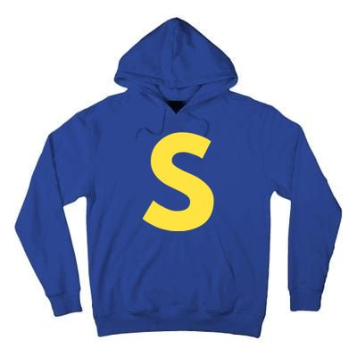 Letter S Funny Matching Halloween Costume Tall Hoodie