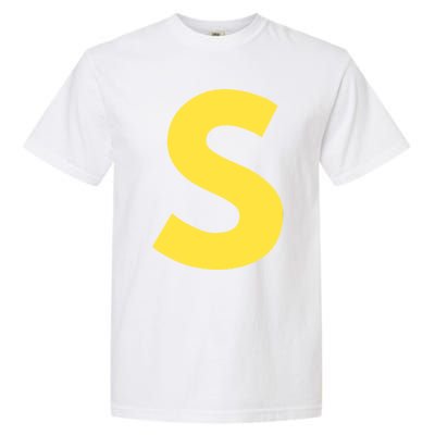 Letter S Funny Matching Halloween Costume Garment-Dyed Heavyweight T-Shirt