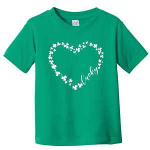 Lucky Shamrock Four Leaf Clover St Patricks Day Toddler T-Shirt