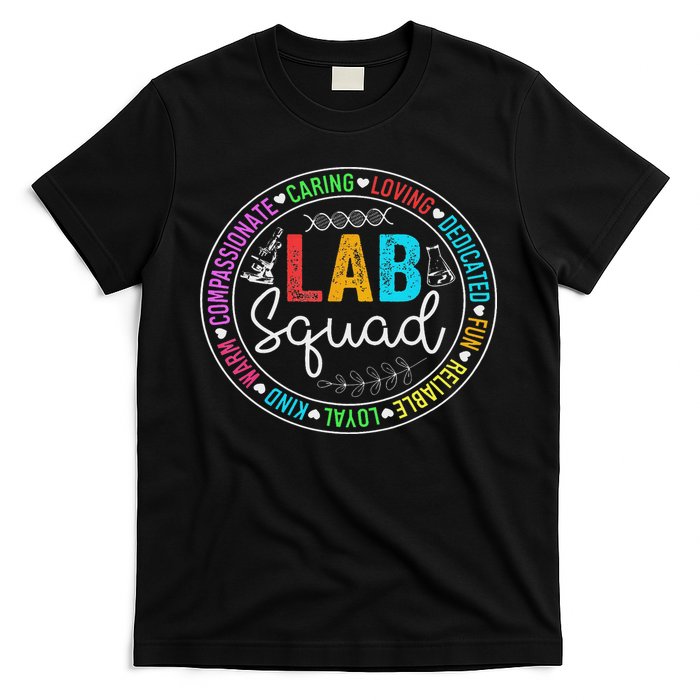 Lab Squad Funny Lab Week 2025 Medical Laboratory Technician T-Shirt