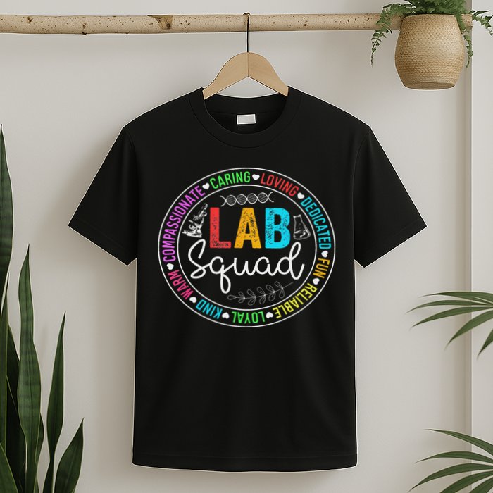 Lab Squad Funny Lab Week 2025 Medical Laboratory Technician T-Shirt