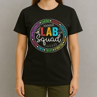 Lab Squad Funny Lab Week 2025 Medical Laboratory Technician T-Shirt