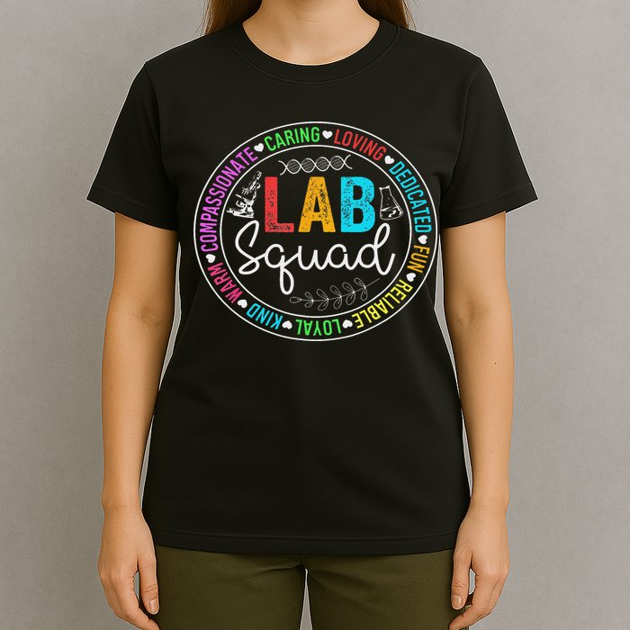 Lab Squad Funny Lab Week 2025 Medical Laboratory Technician T-Shirt