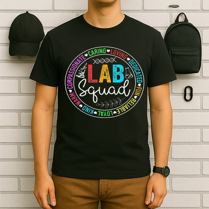 Lab Squad Funny Lab Week 2025 Medical Laboratory Technician T-Shirt