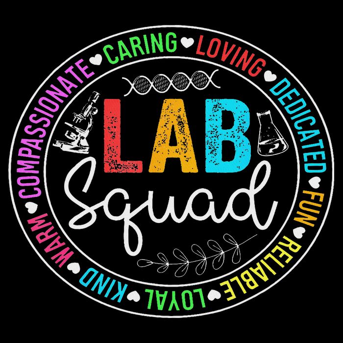Lab Squad Funny Lab Week 2025 Medical Laboratory Technician T-Shirt