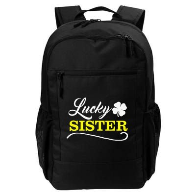 LUCKY SISTER Fun Family Saint Patrick's Day Holiday Backpack