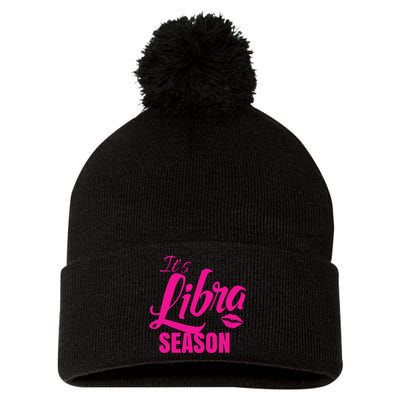 Libra Shirts For Women ItS Libra Season Libra Zodiac Sign Pom Pom 12in Knit Beanie