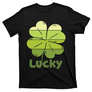 Lucky Shamrock Green Pattern T-Shirt