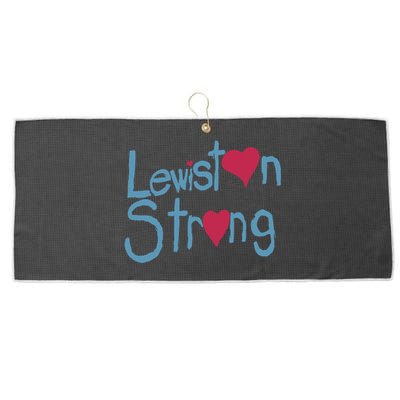 Lewiston Strong Gift Lewiston Strong Large Microfiber Waffle Golf Towel