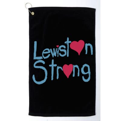 Lewiston Strong Gift Lewiston Strong Platinum Collection Golf Towel